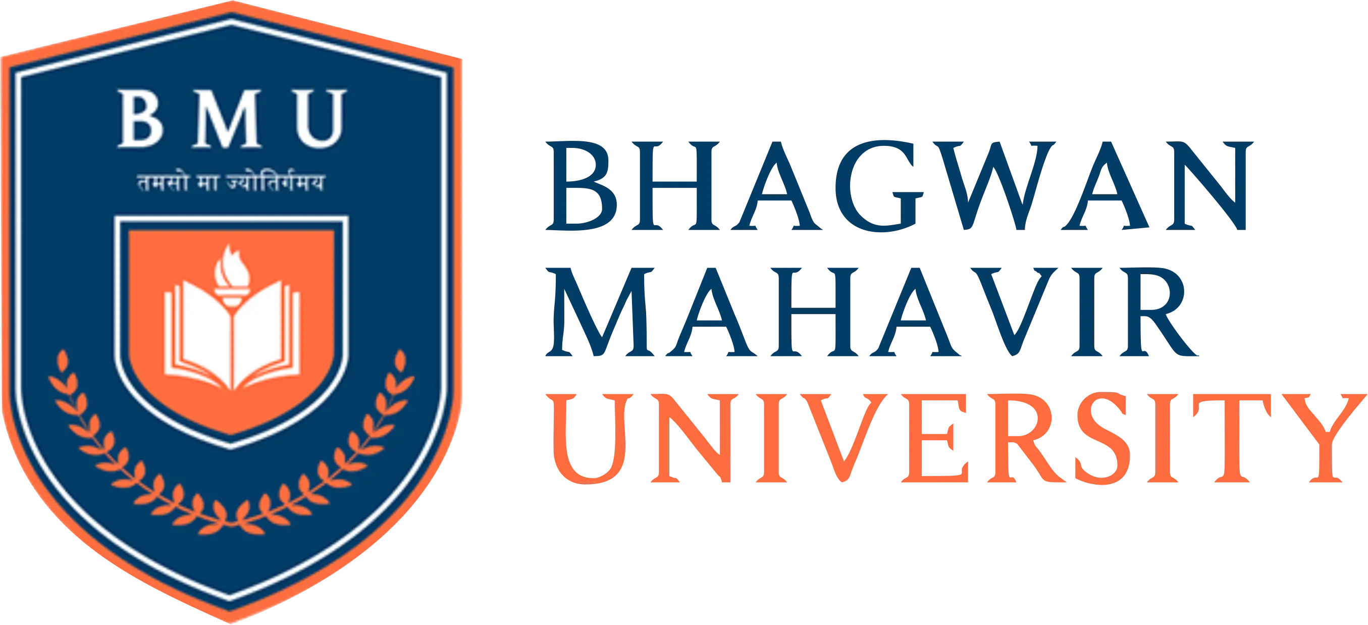 Bhagwan Mahavir University logo