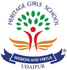 Heritage Girls School, Eklingji, Rajasthan logo