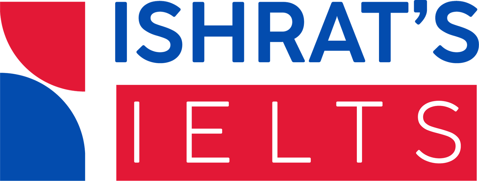 Ishrat`s IELTS logo