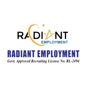 RADIANT EMPLOYMENT. logo