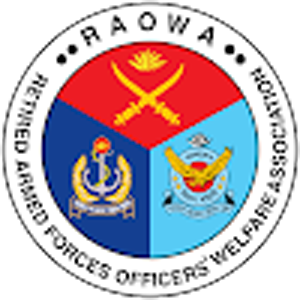 RAOWA (Retired Armed Forces Officers Welfare Association) logo